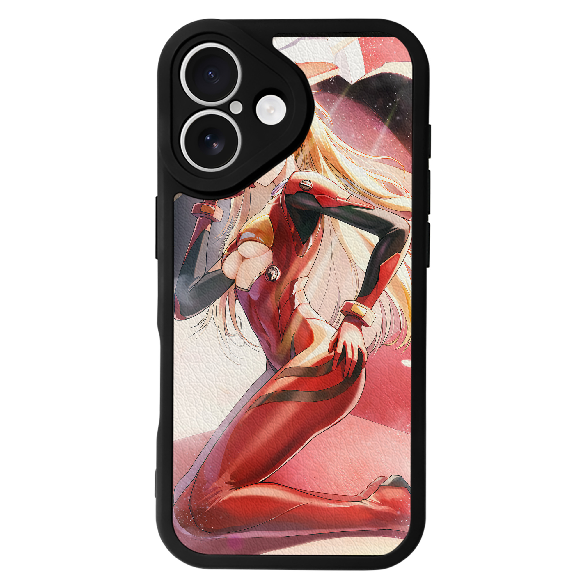 （画像用） EVA 新世紀エヴァンゲリオン 【iPhone 16シリーズ対応】シリコンスマホケース（レザー調） 材質：シリコン